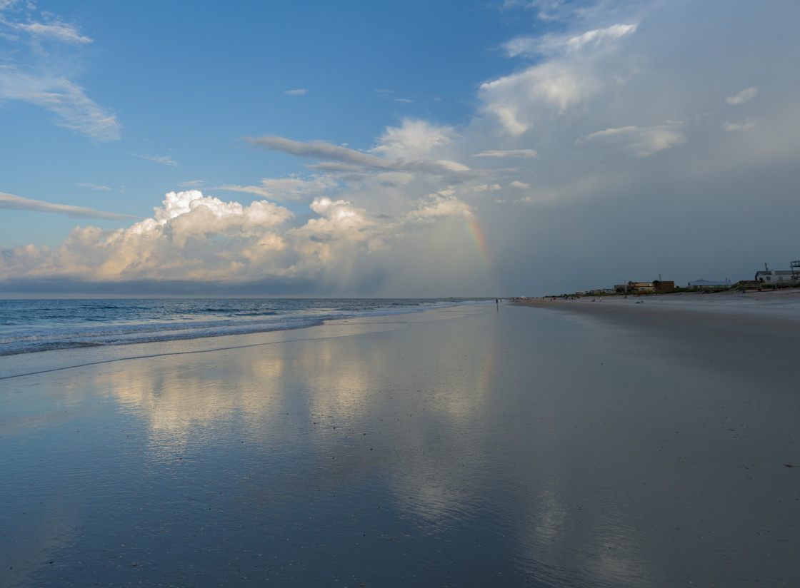 "Beach rainbow" stock image