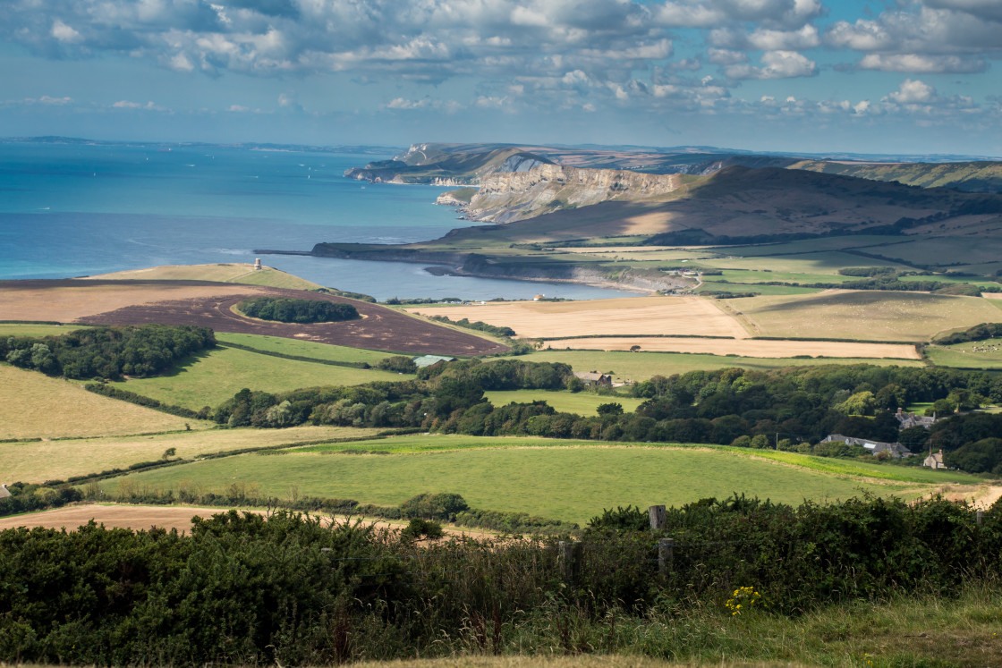 "Purbeck View" stock image