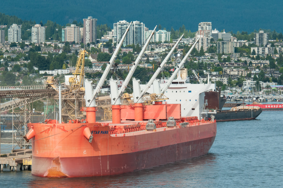 "Freighter ship Star Manx" stock image