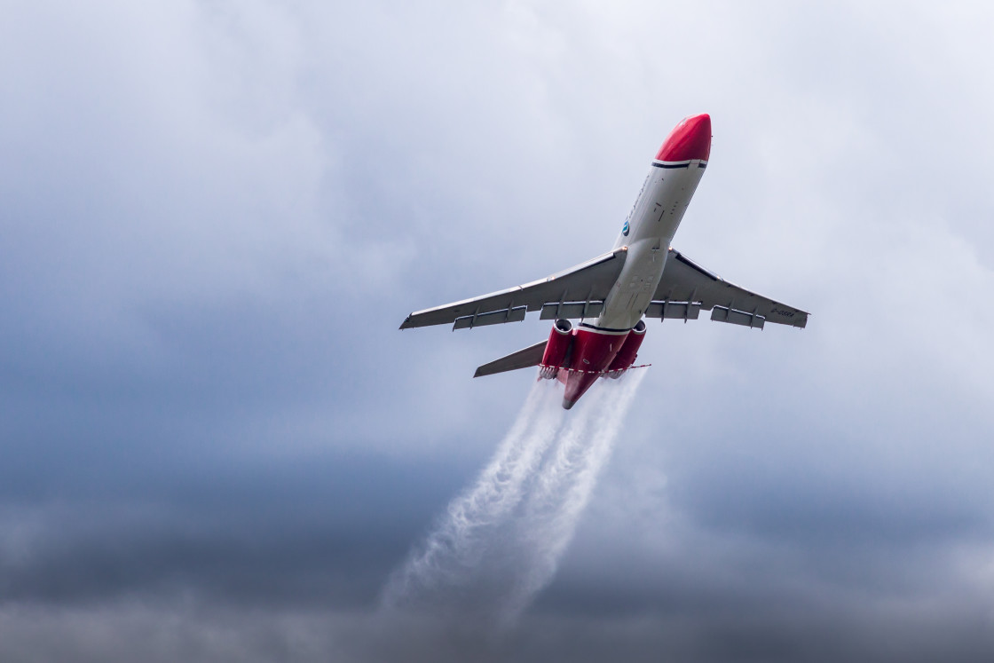 "Boeing 727 Oil Spill Response Aircraft" stock image