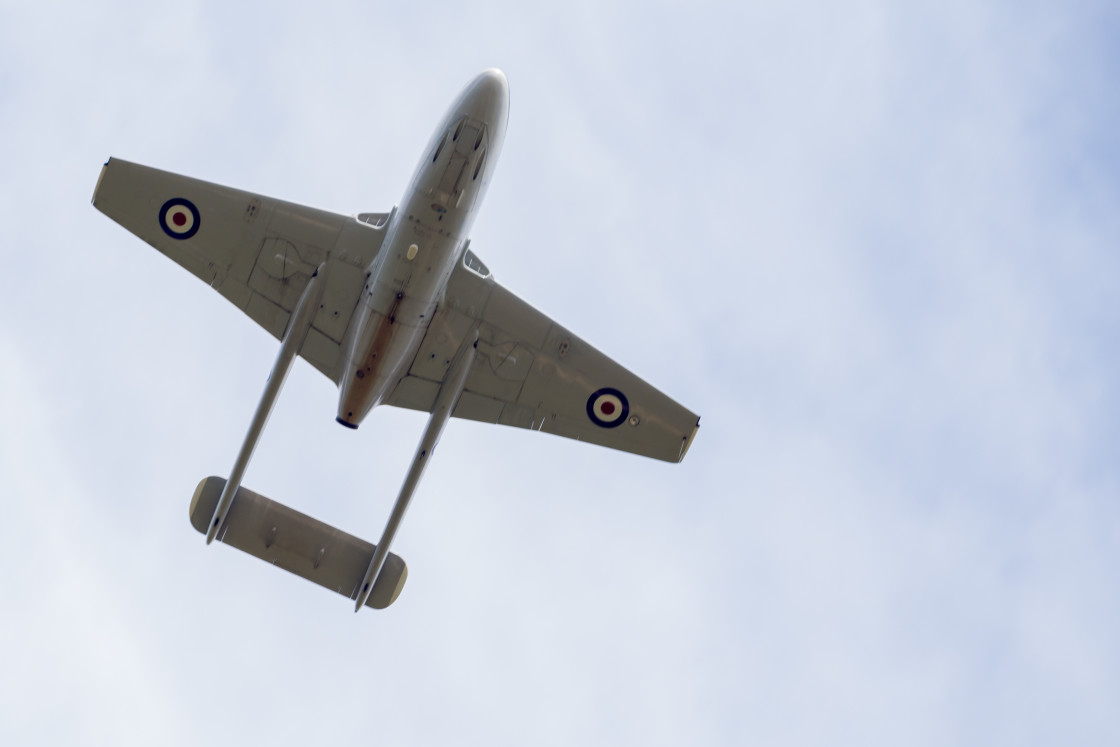 "de Havilland Vampire" by Gordon England - $12.70 "de Havilland Vampire" stock image