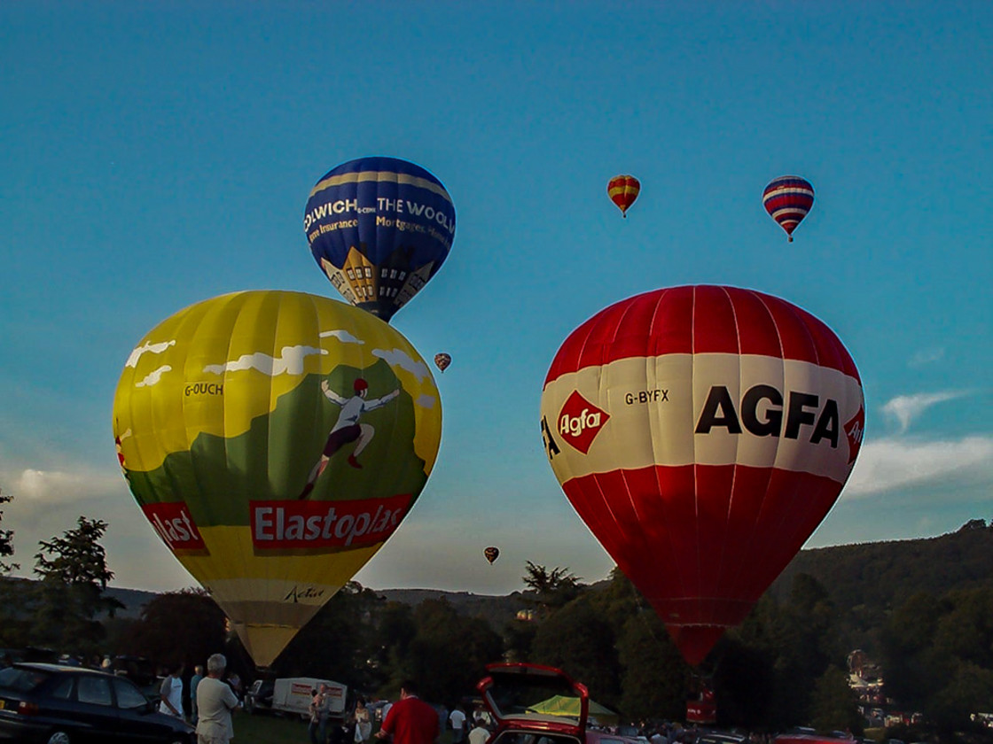 "Hot Air Balloons" stock image