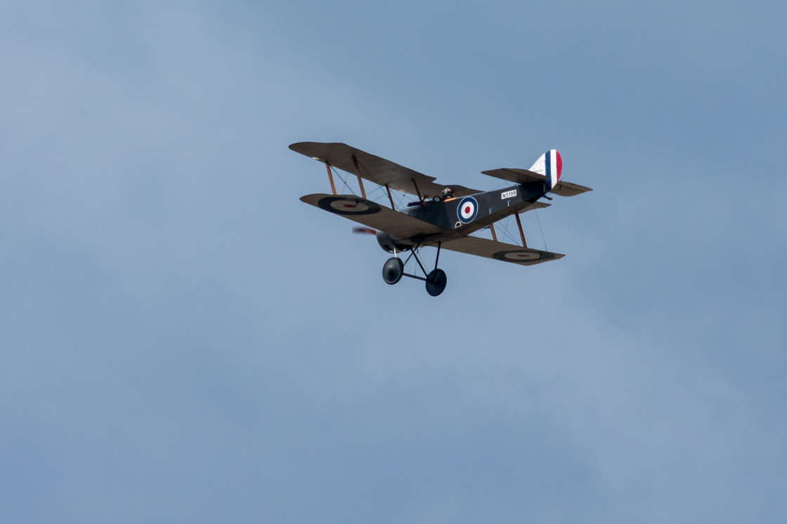 "Sopwith Pup Biplane" stock image