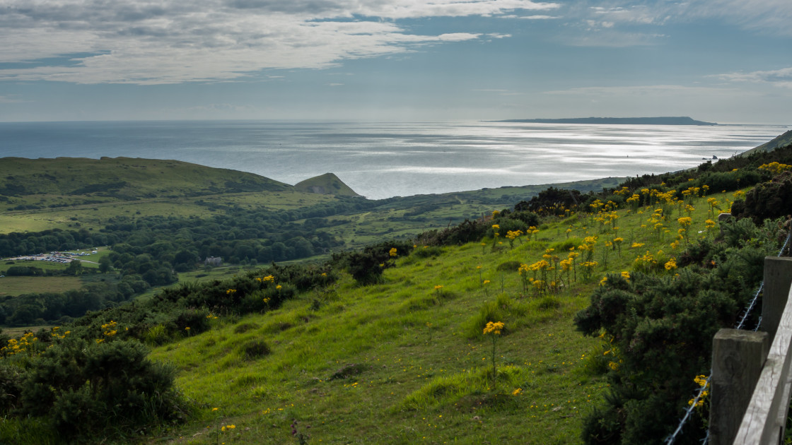 "View from Povington Hill" by Gordon England - $12.70 "View from Povington Hill" stock image