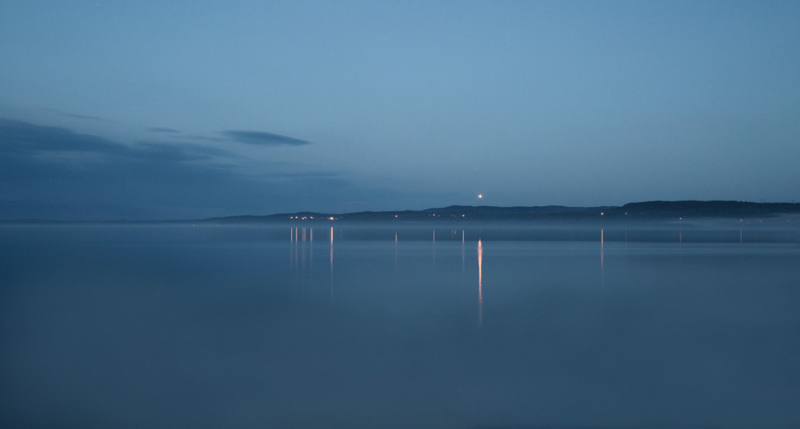 "Foggy morning" stock image