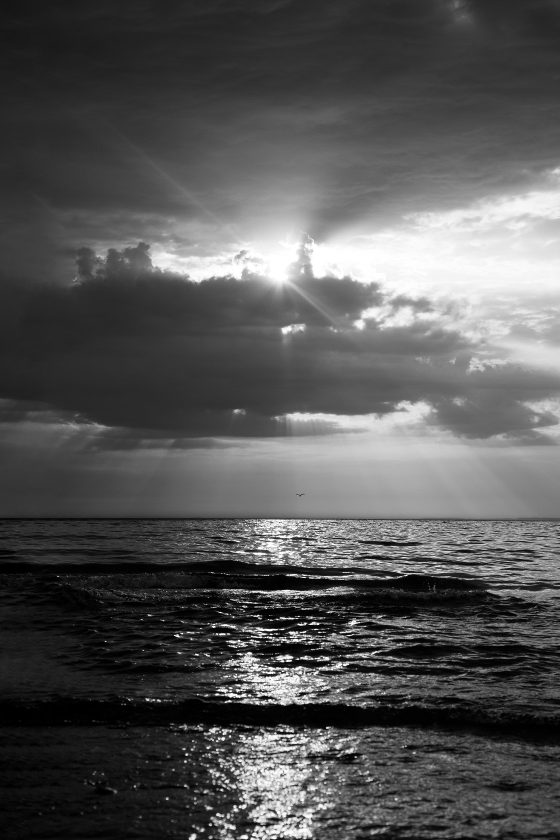 "Morning at the beach" stock image