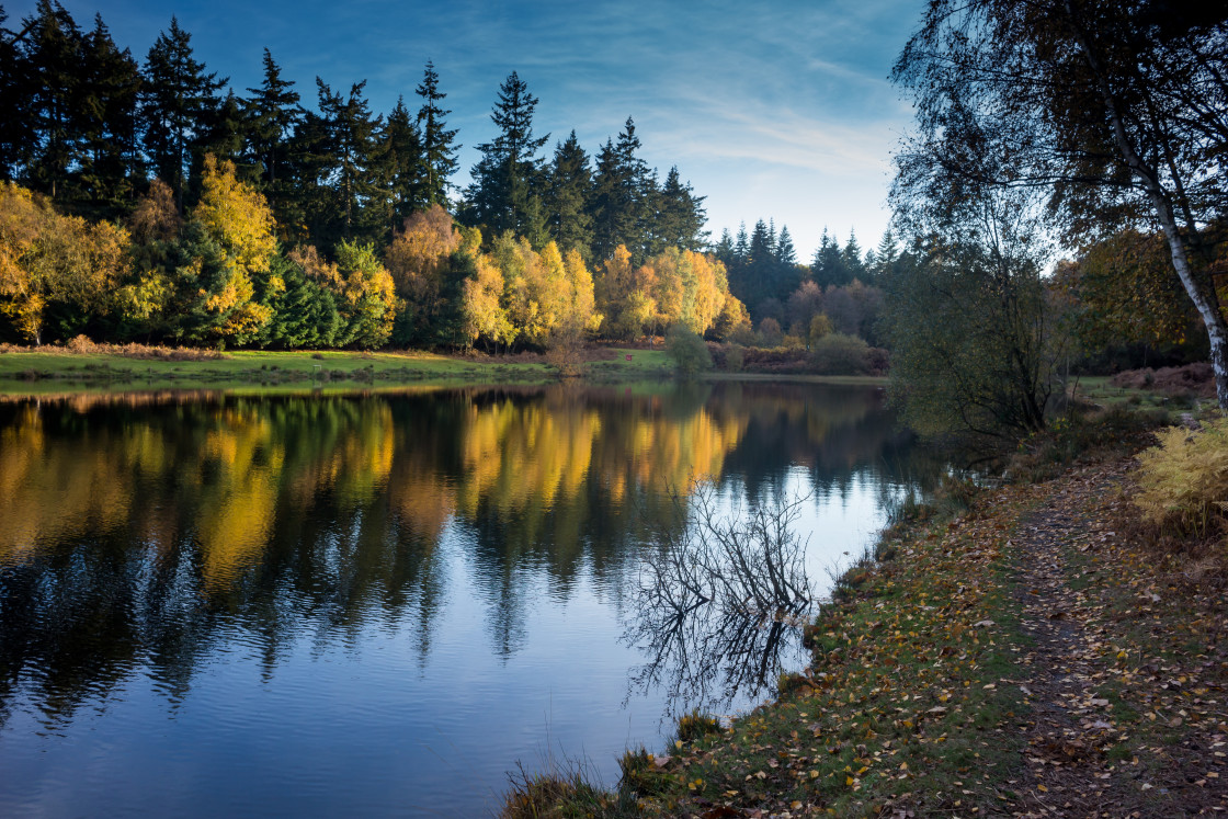 "Bourley Reservoir #2" stock image