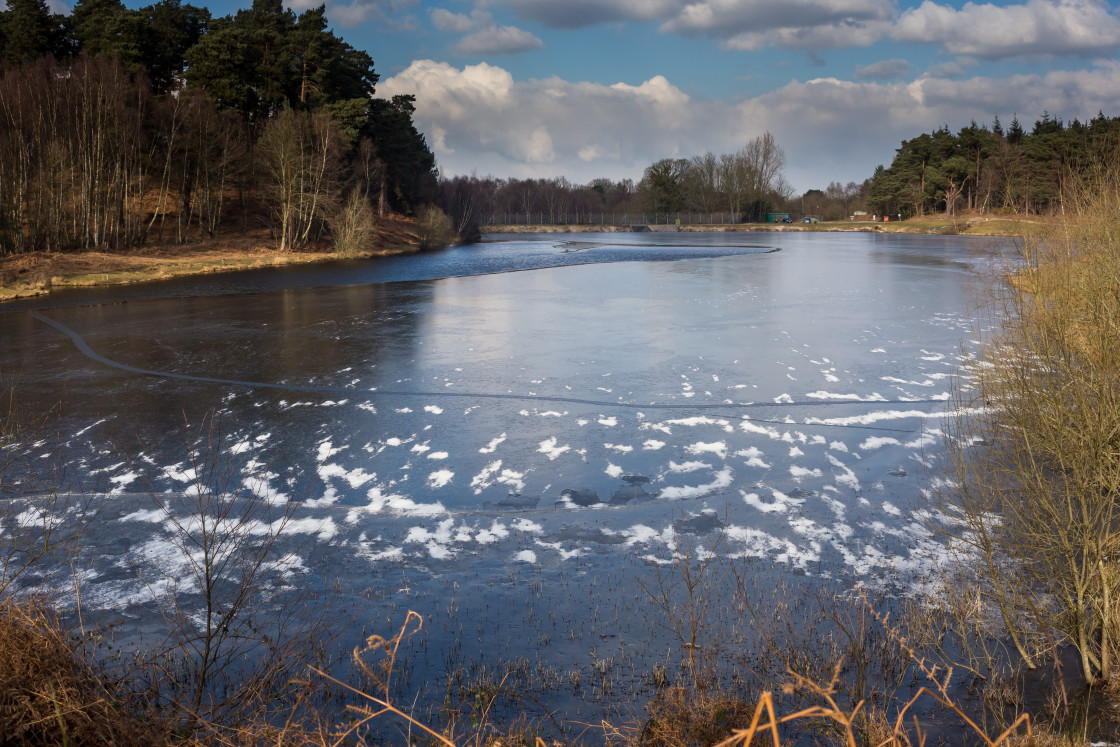 "Freezing Bourley Lake" by Gordon England - $12.55 "Freezing Bourley Lake" stock image