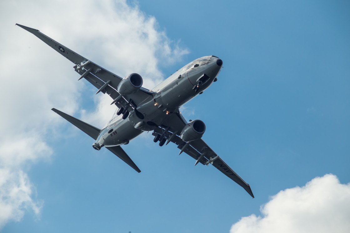 "Boeing P-8 Poseidon Aircraft" by Gordon England - $12.57 "Boeing P-8 Poseidon Aircraft" stock image