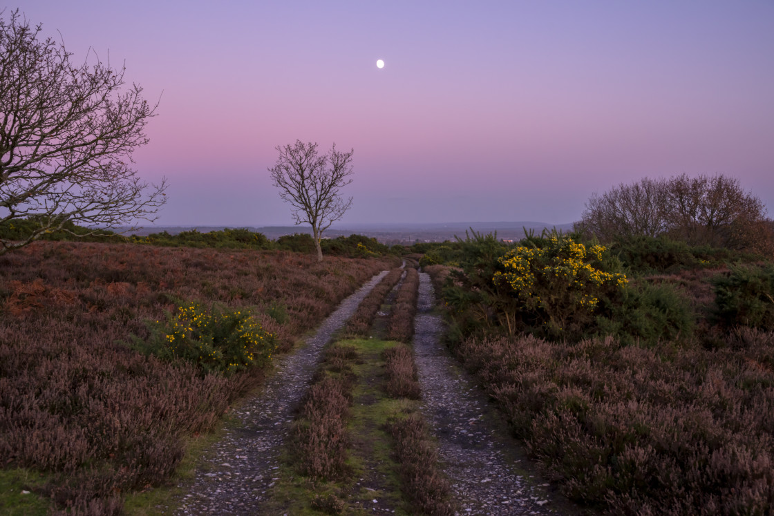 "Dusk on Caesar's Camp" stock image