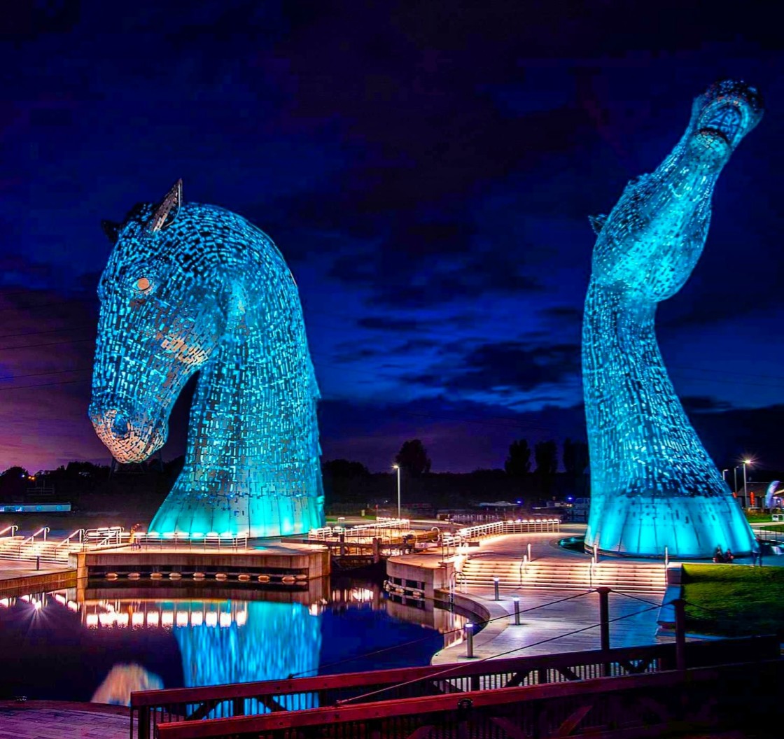 "Kelpies Falkirk" stock image