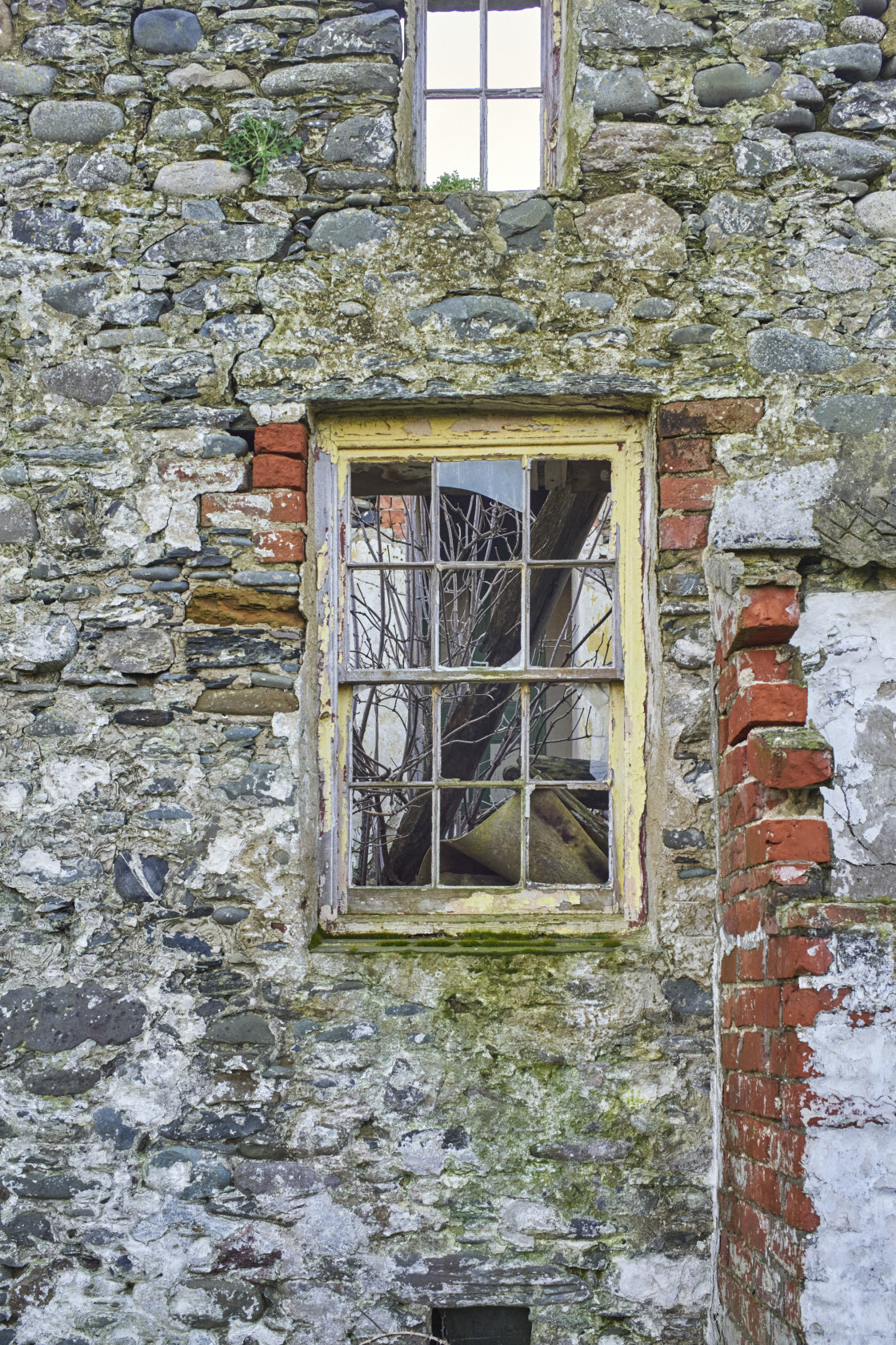 "Broken windows" stock image