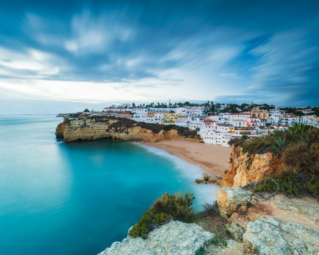 "Village of Carvoeiro" stock image