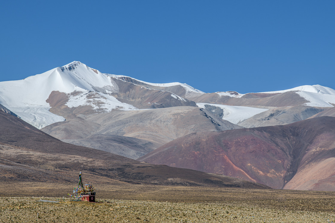 "Mountains of Tibet" stock image