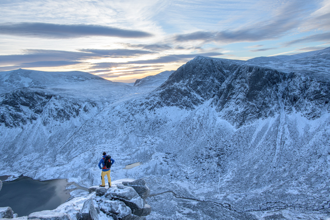 "Loch Avon Basin" stock image