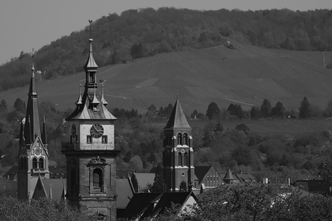 "The old town" stock image