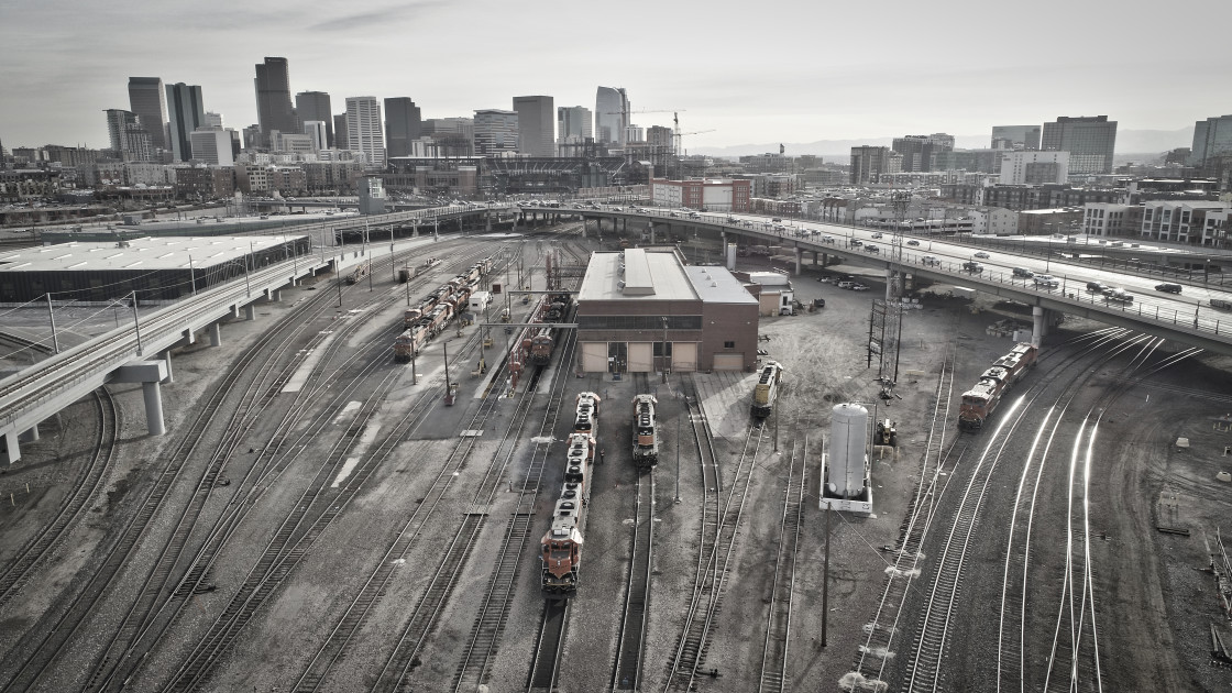 "BNSF Denver" stock image