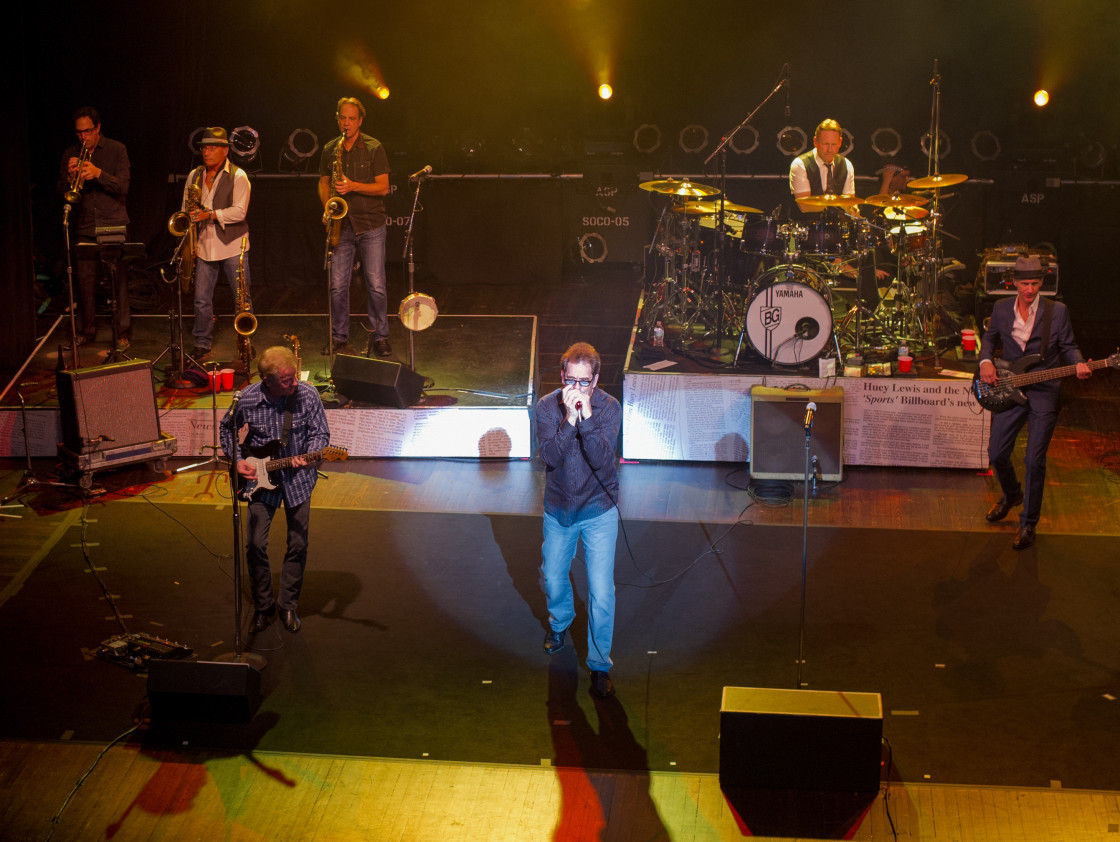 "Huey Lewis and the News" stock image