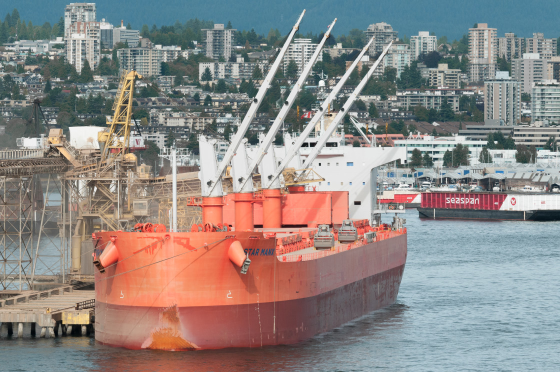 "Freighter ship Star Manx" stock image