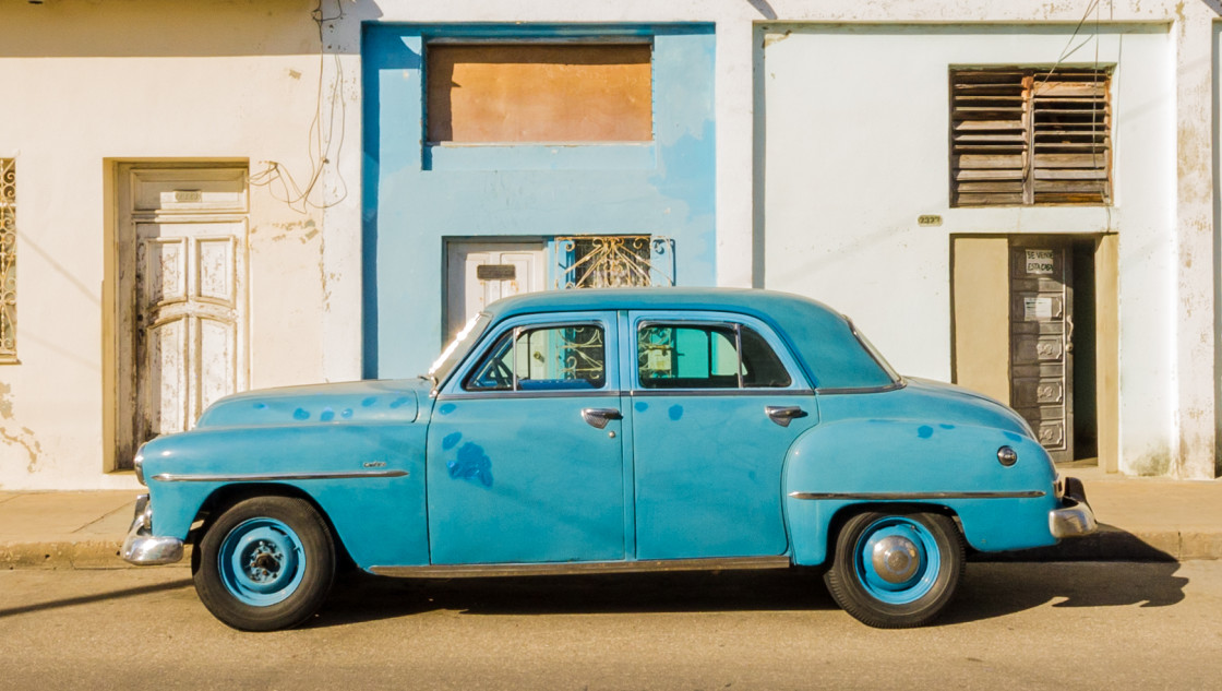 "Old Cars on the Streets of Havana, Cuba" stock image