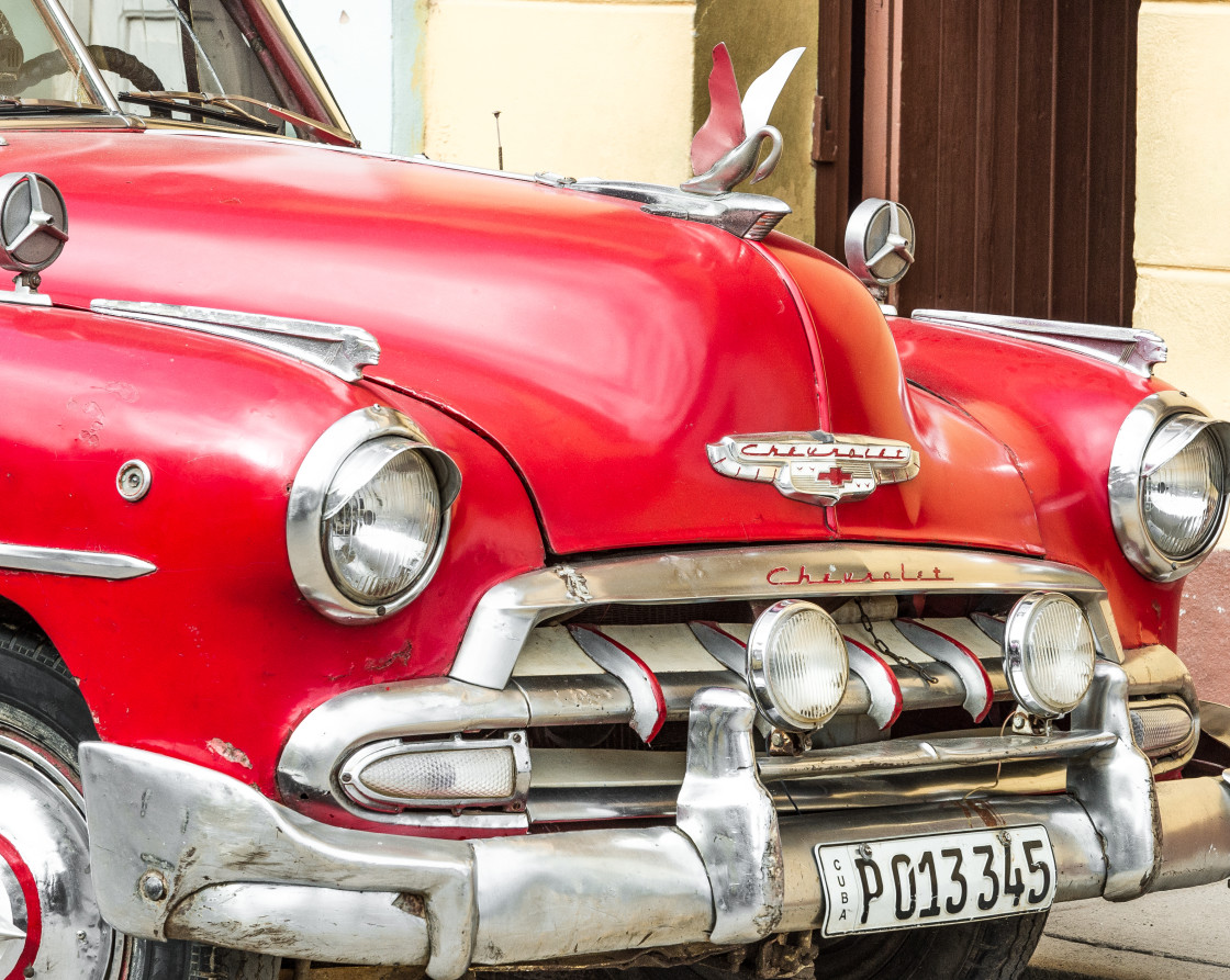 "Old Cars on the Streets of Havana, Cuba" stock image