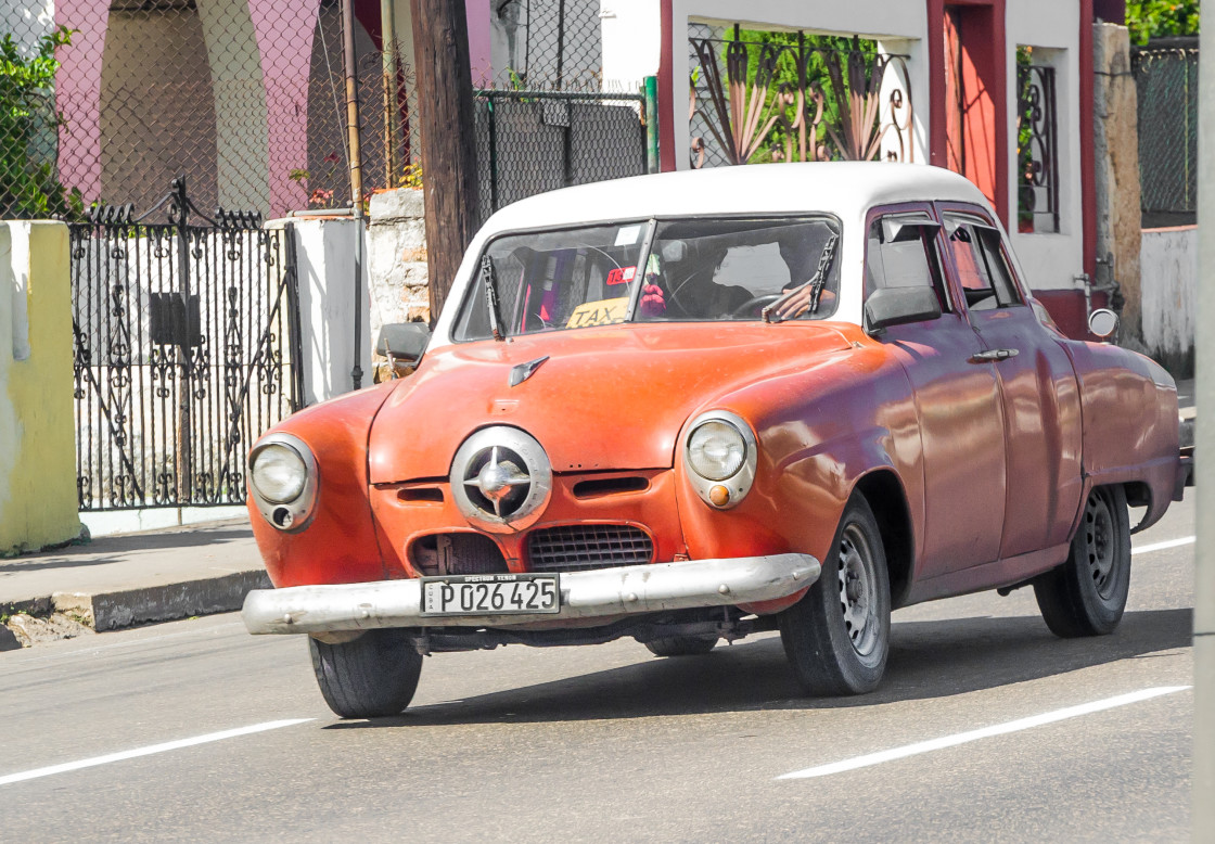 "Old Cars on the Streets of Havana, Cuba" stock image