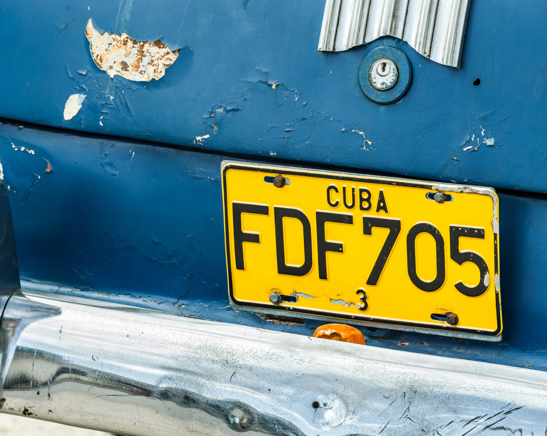 "Old Cars on the Streets of Havana, Cuba" stock image