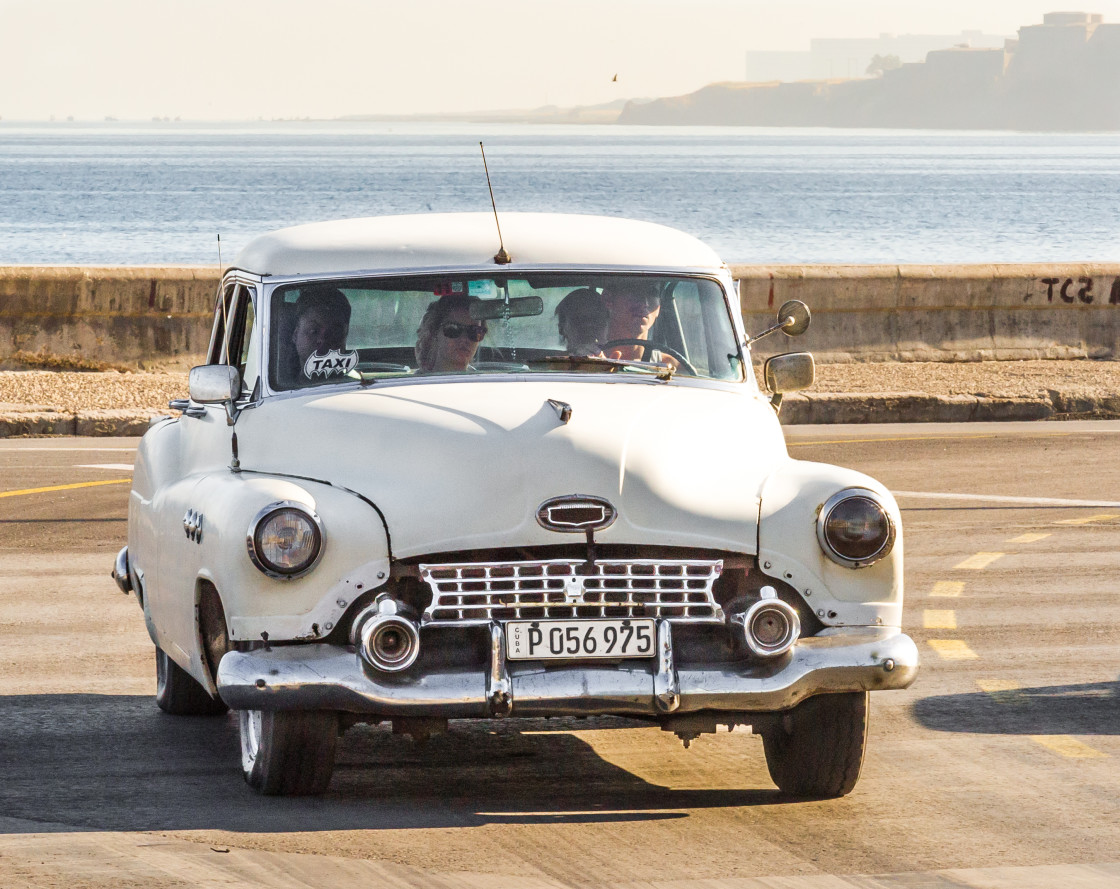 "Old Cars on the Streets of Havana, Cuba" stock image