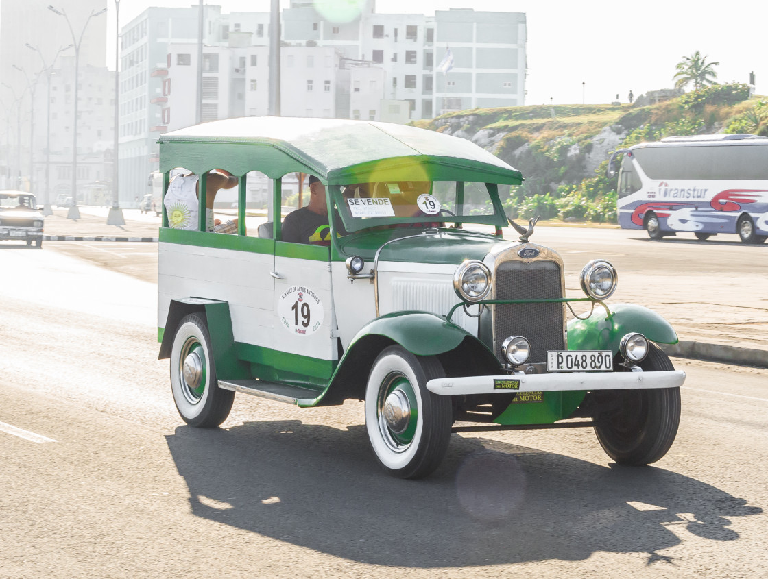 "Old Cars on the Streets of Havana, Cuba" stock image