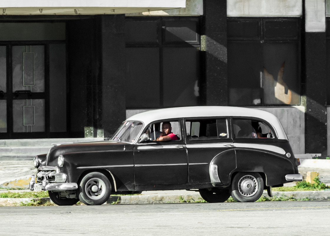 "Old Cars on the Streets of Havana, Cuba" stock image