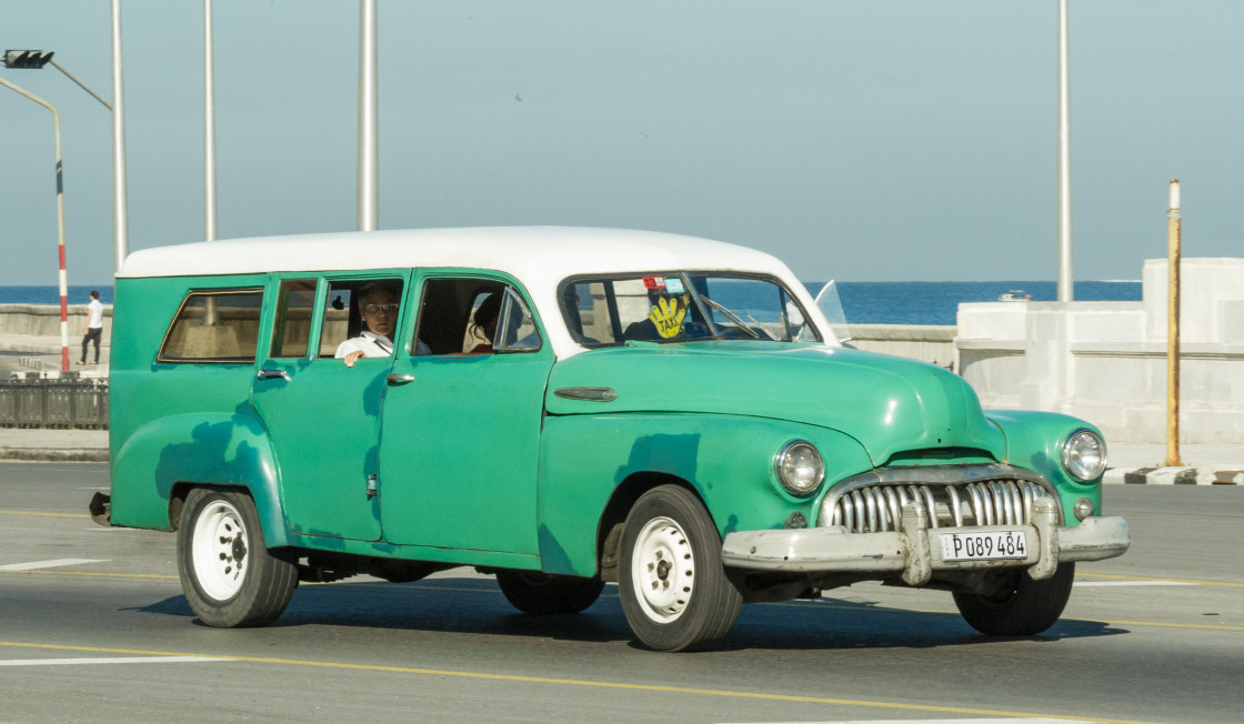 "Old Cars on the Streets of Havana, Cuba" stock image