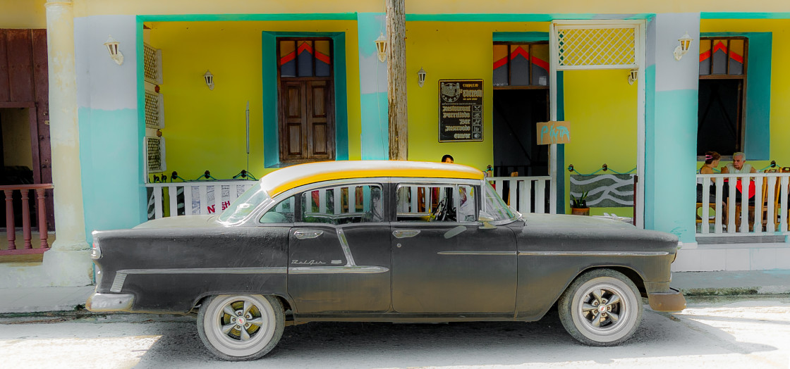 "Old Cars on the Streets of Havana, Cuba" stock image