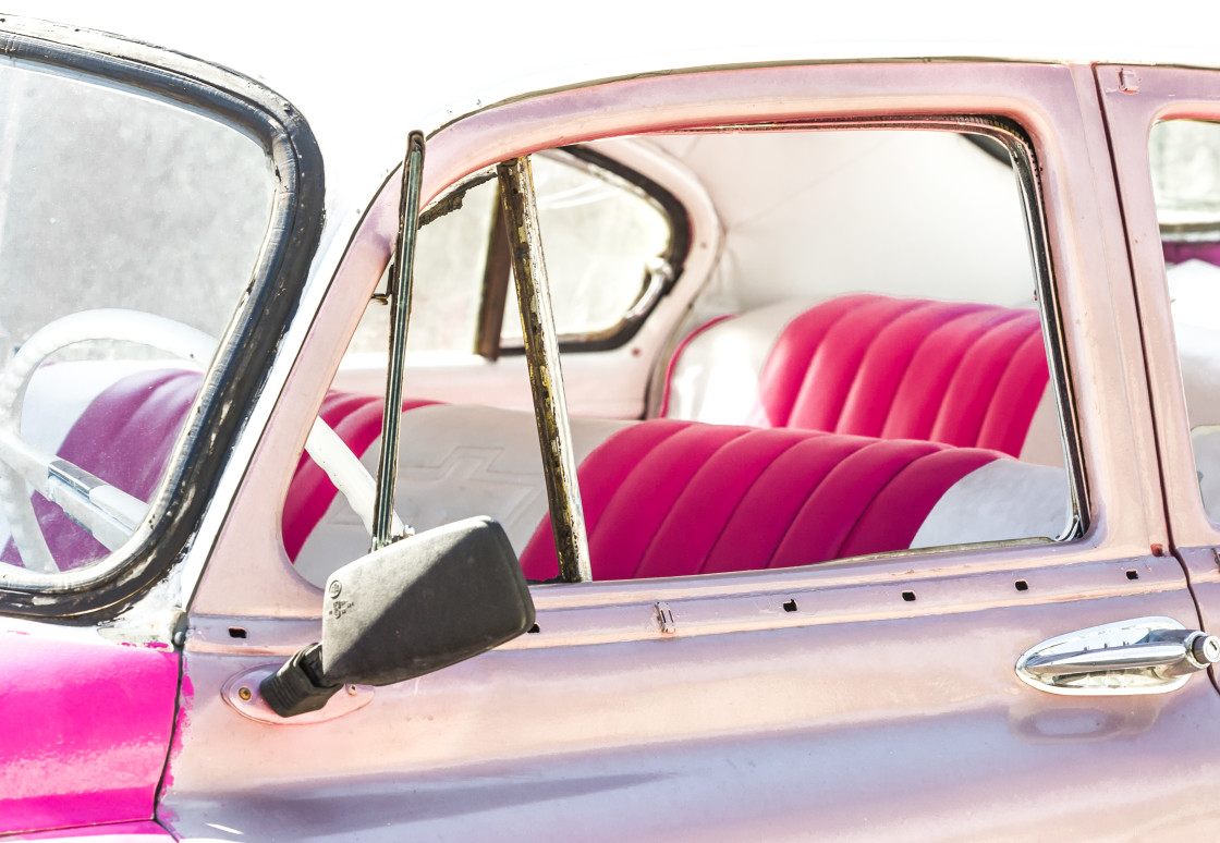 "Old Cars on the Streets of Havana, Cuba" stock image