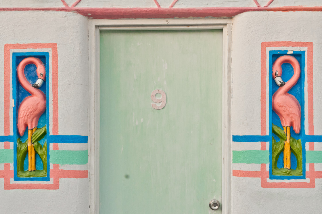 "Old Florida Motel" stock image