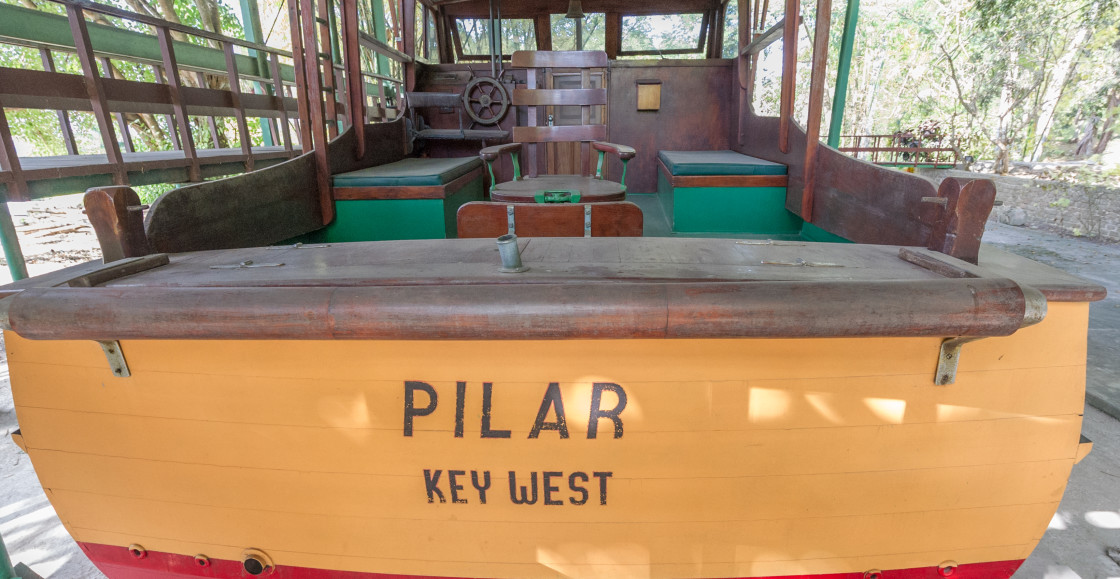 "Ernest Hemingway’s Fishing Boat - Pilar" stock image