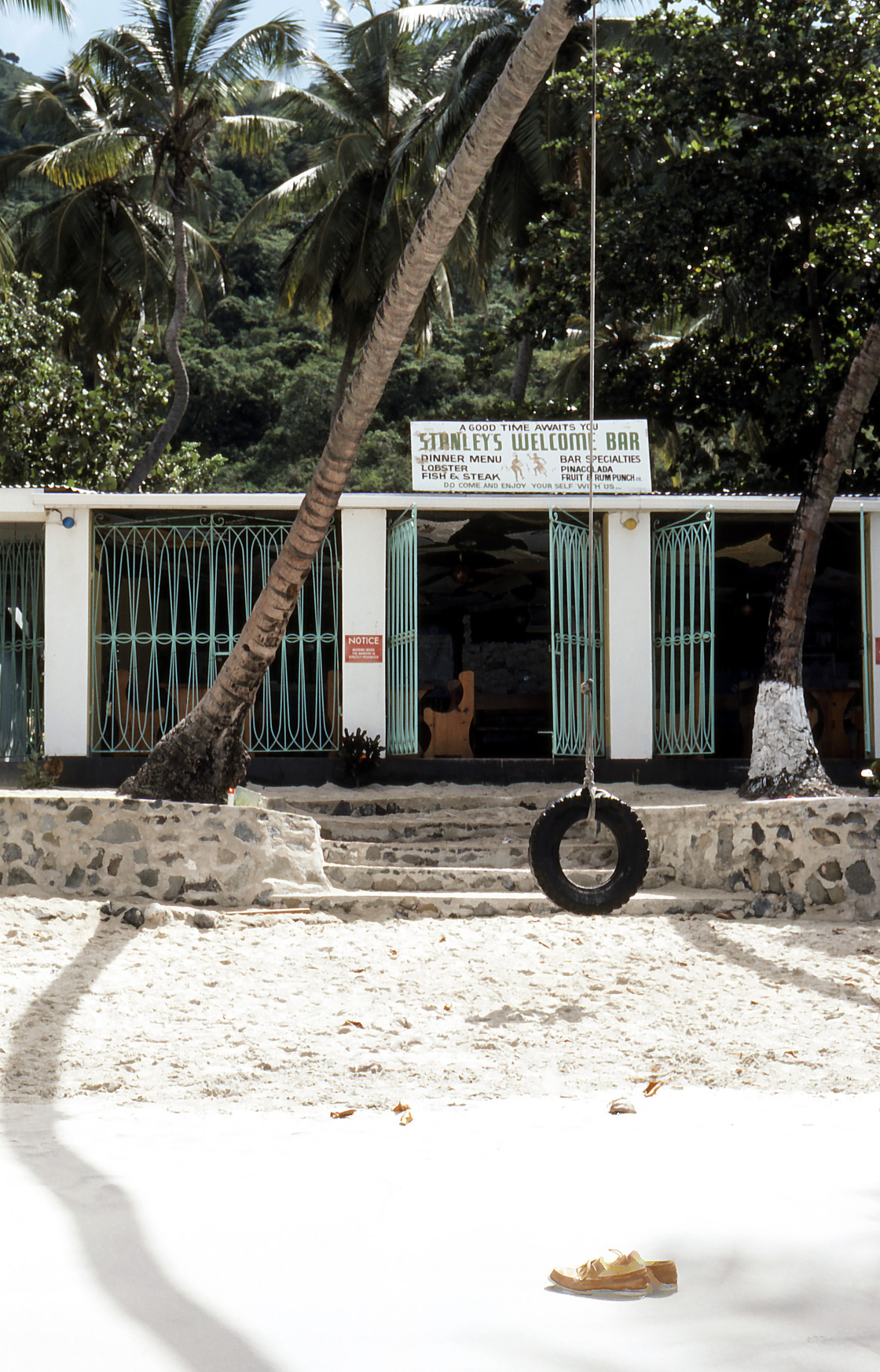 "Stanleys Welcome Bar, Cane Garden Bay, Tortola" stock image