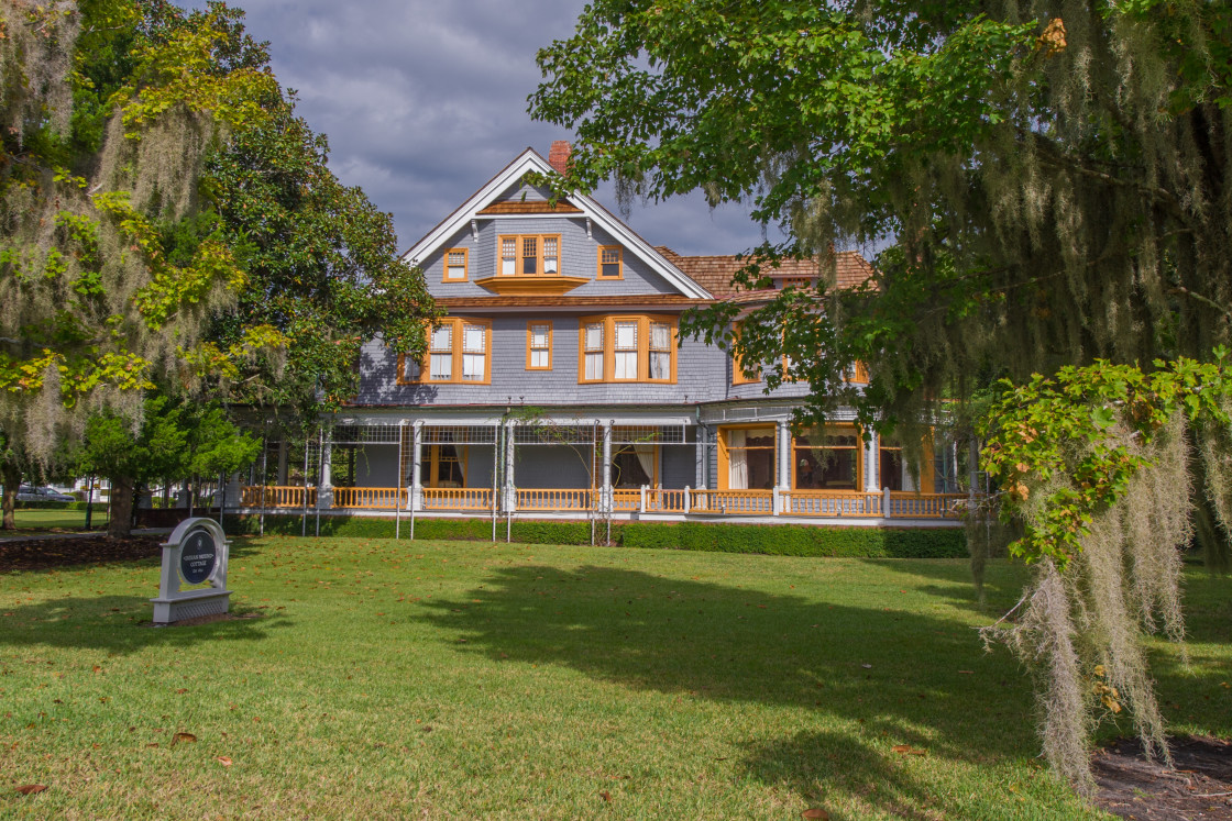 "Indian Mound House- Jekyll Island" stock image