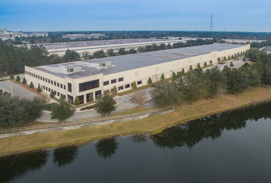 "Corporate building in Jacksonville Florida" stock image