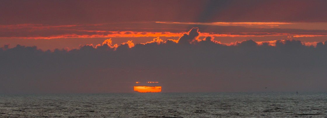 "Sunrise on the beach" stock image