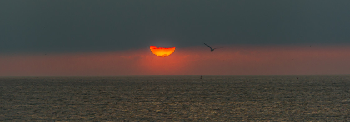 "Sunrise on the beach" stock image