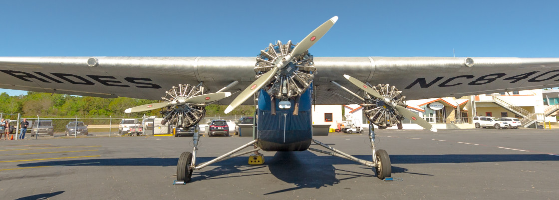 "1929 Ford Tri-Motor Aircraft" stock image