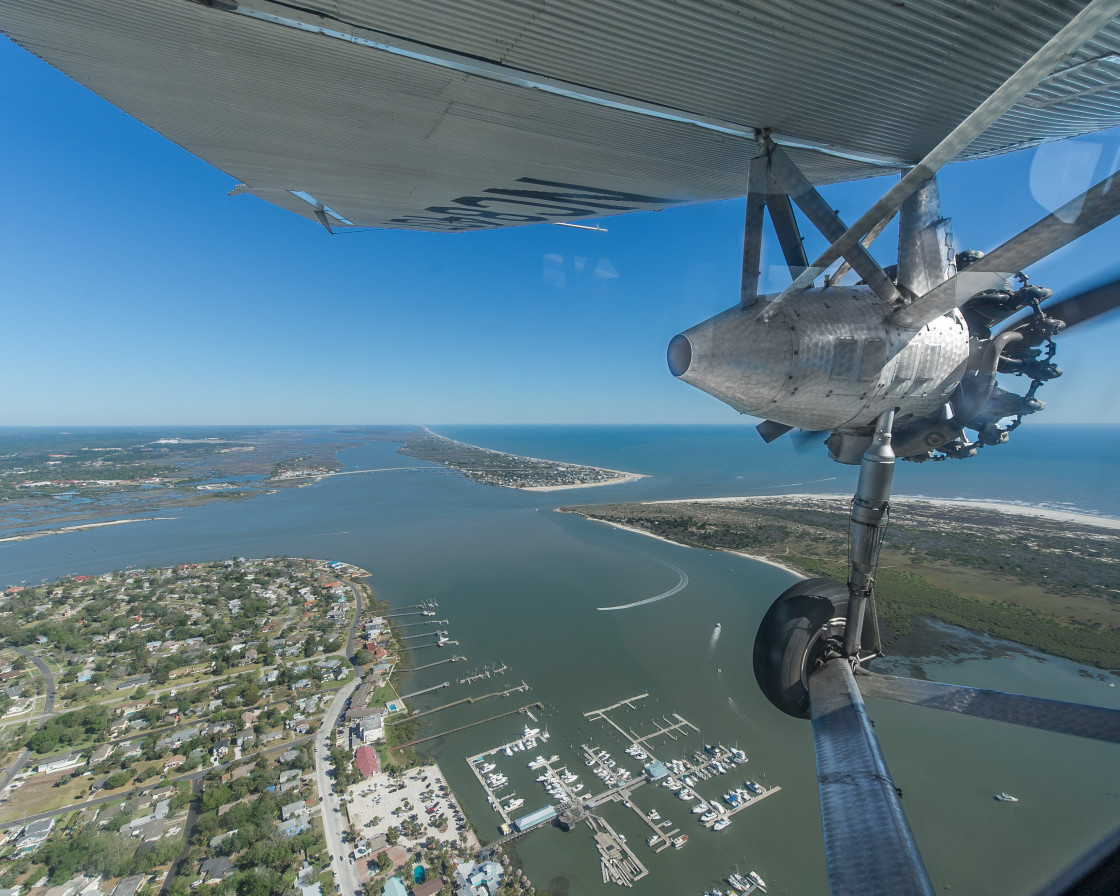 "1929 Ford Tri-Motor Aircraft" stock image