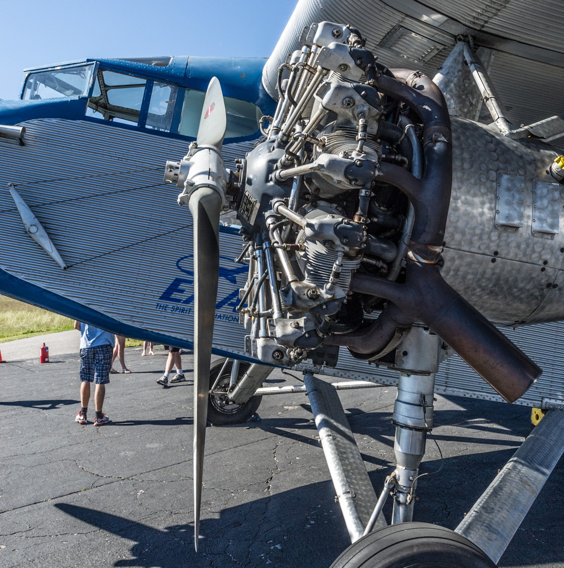 "1929 Ford Tri-Motor Aircraft" stock image