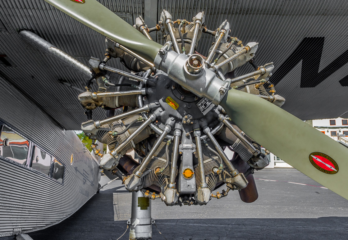 "1929 Ford Tri-Motor Aircraft" stock image