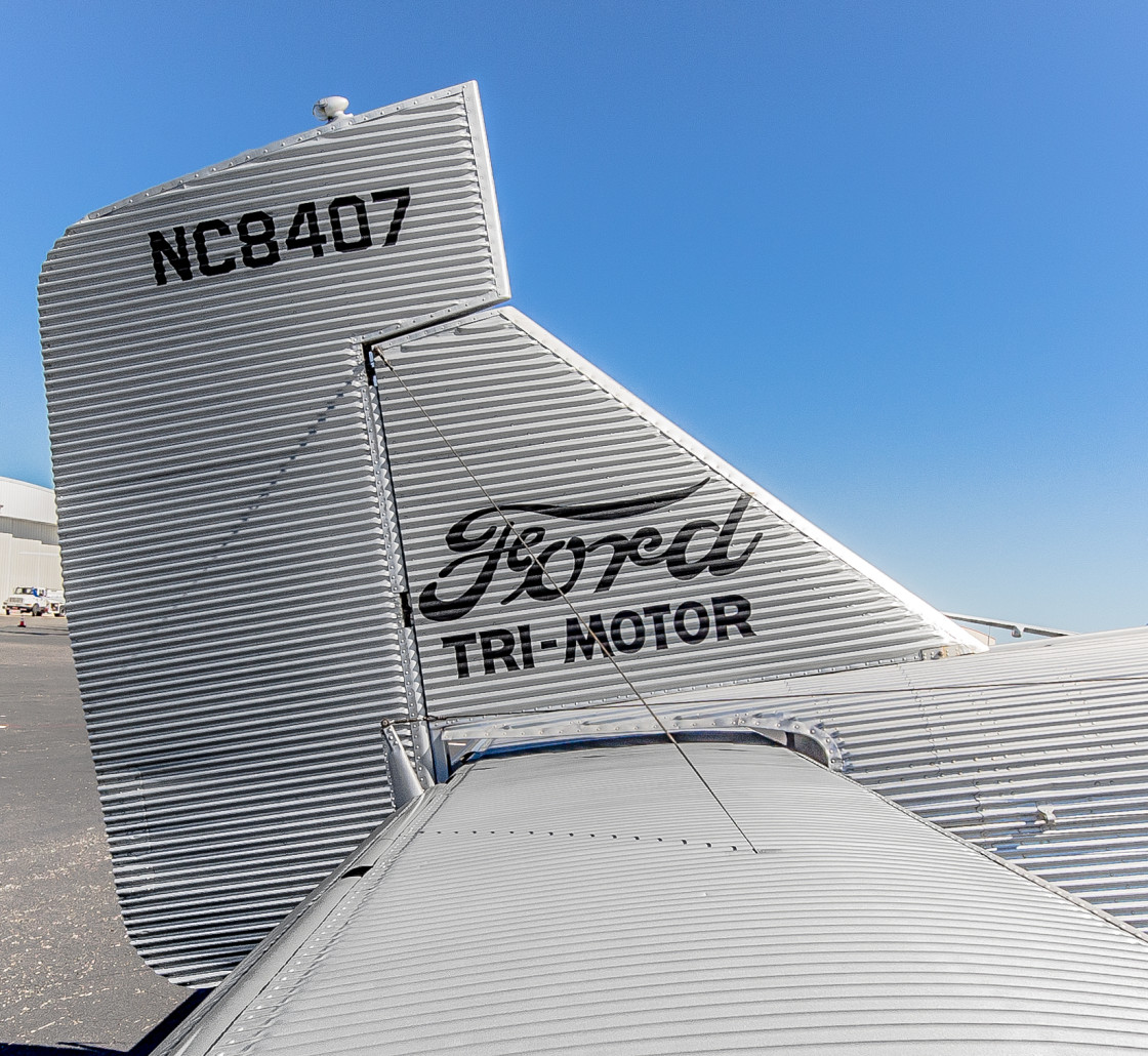 "1929 Ford Tri-Motor Aircraft" stock image