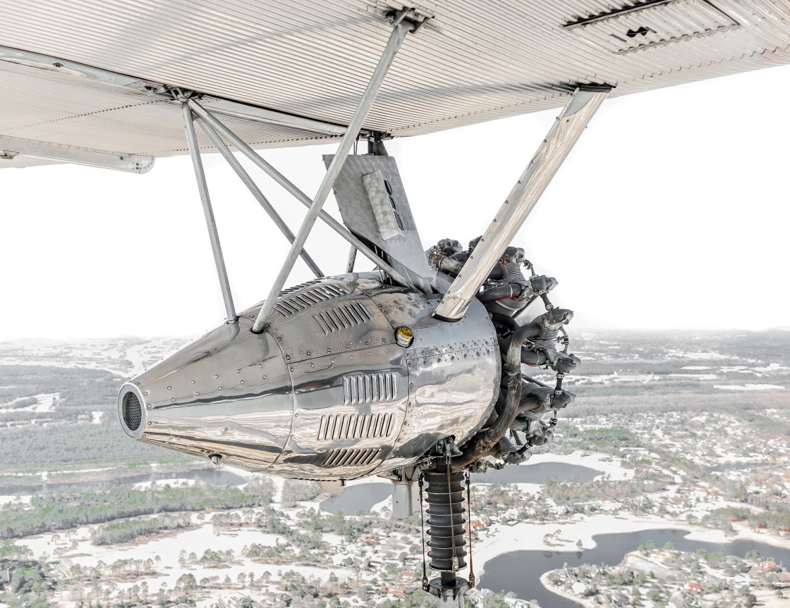 "1929 Ford Tri-Motor Aircraft" stock image