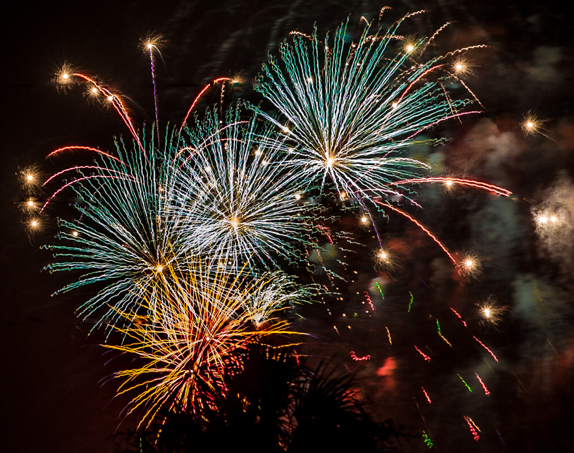 "Fireworks" stock image