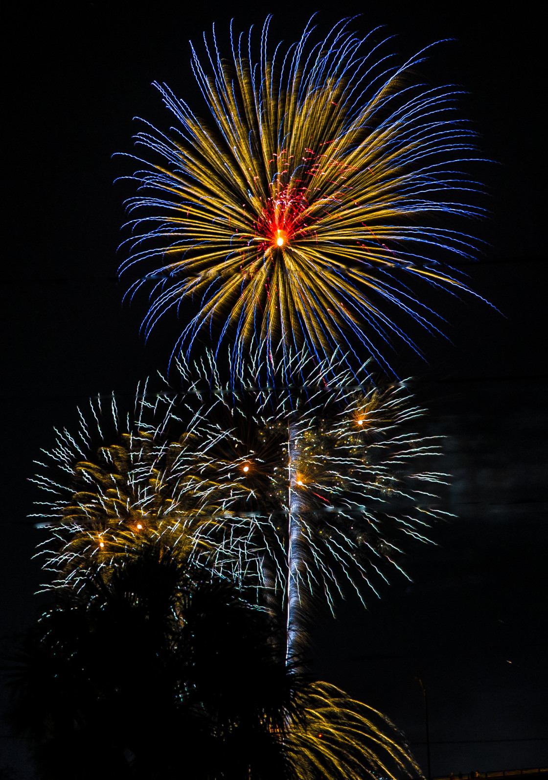 "Fireworks" stock image