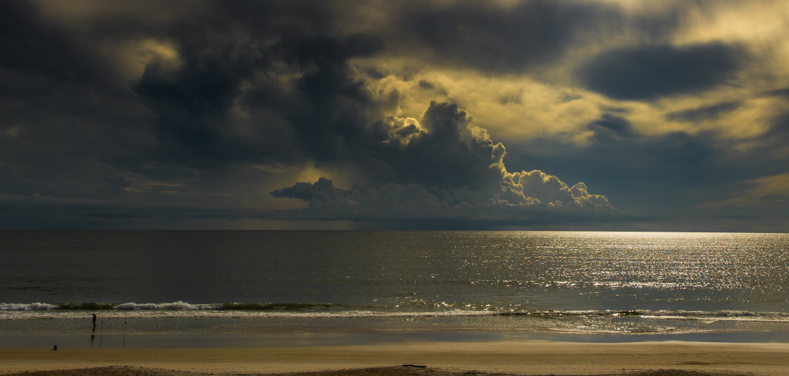 "Storm at sea" stock image