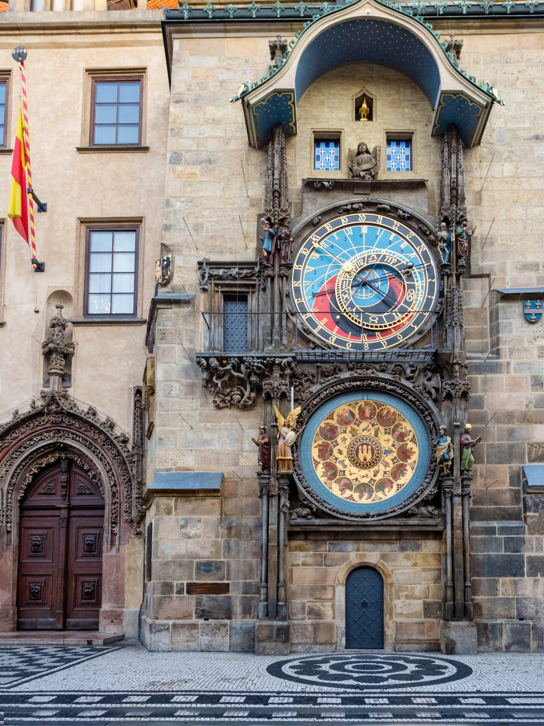 "Prague Astronomical Clock" stock image